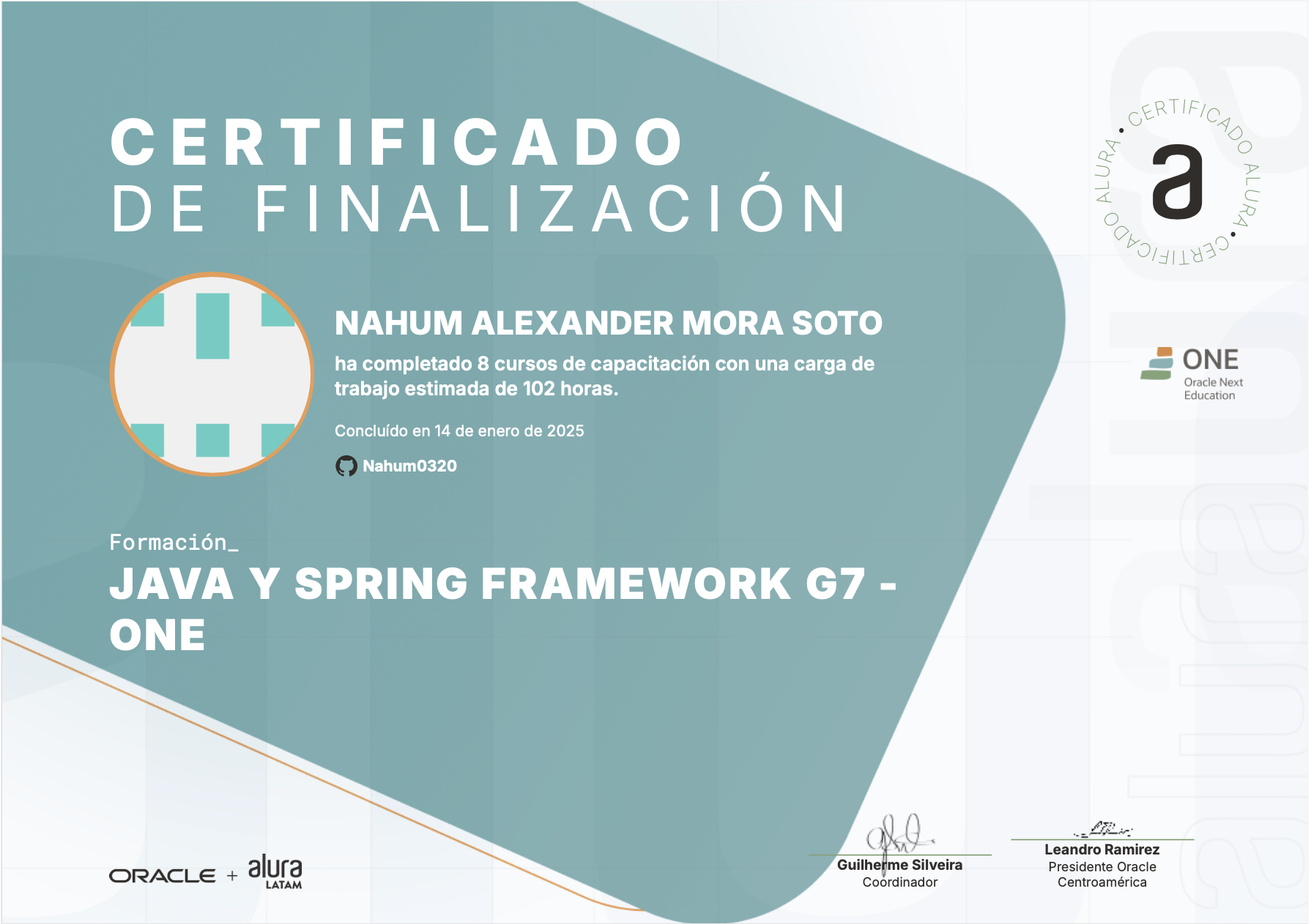 Certificado Alura Latam
